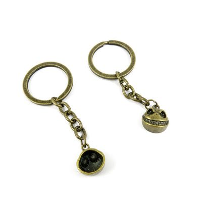 10 Pieces Fashion Jewelry Keyring Keychain Door Car Key Tag Ring Chain Supplier Supply Wholesale Bulk Lots P3BH9 Evil Frog