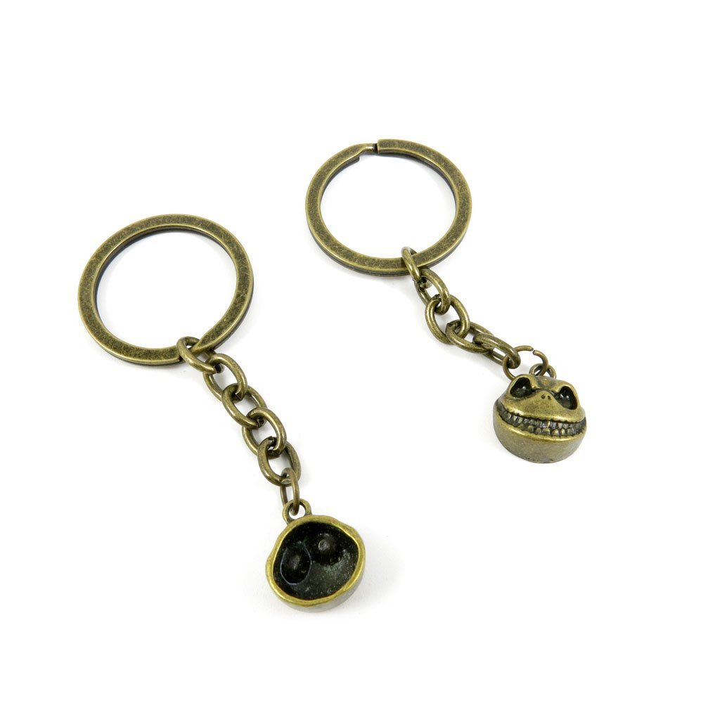 10 Pieces Fashion Jewelry Keyring Keychain Door Car Key Tag Ring Chain Supplier Supply Wholesale Bulk Lots P3BH9 Evil Frog