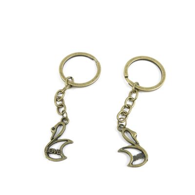20 Pieces Fashion Jewelry Keyring Keychain Door Car Key Tag Ring Chain Supplier Supply Wholesale Bulk Lots J3HJ1 Swan