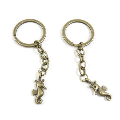 20 Pieces Fashion Jewelry Keyring Keychain Door Car Key Tag Ring Chain Supplier Supply Wholesale Bulk Lots O1OM1 Seahorse Sea Horse