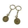 10 Pieces Fashion Jewelry Keyring Keychain Door Car Key Tag Ring Chain Supplier Supply Wholesale Bulk Lots R2UH4 Rabbit Cabochon Frame Blanks view 1