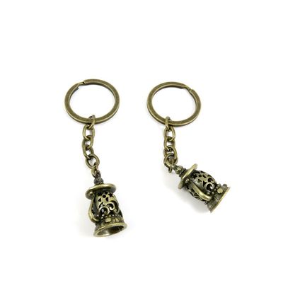 10 Pieces Fashion Jewelry Keyring Keychain Door Car Key Tag Ring Chain Supplier Supply Wholesale Bulk Lots R7AE4 Hollow Oil Lamps