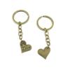 20 Pieces Fashion Jewelry Keyring Keychain Door Car Key Tag Ring Chain Supplier Supply Wholesale Bulk Lots J8RZ4 Love Heart view 1