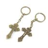 10 Pieces Fashion Jewelry Keyring Keychain Door Car Key Tag Ring Chain Supplier Supply Wholesale Bulk Lots N0CQ4 Jesus Cross view 1
