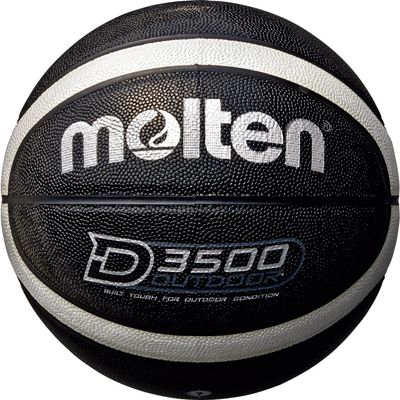 Molten Unisex's BD3500-KS Gr. Basketball, Black/Silver/Shiny Optic, Size 7