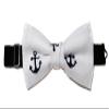 EmilyRose Couture Men's Special Prints Bow Ties (Group 2 of 2) (Adult-12 year olds or older, Blue Anchors) view 3