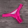 FOCUSSEXY Women's Hot Summer Brazilian Beachwear Bikini Bottom Thong Swimwear Rose Red L view 3