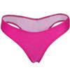 FOCUSSEXY Women's Hot Summer Brazilian Beachwear Bikini Bottom Thong Swimwear Rose Red L view 4