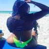 FOCUSSEXY Women's Hot Summer Brazilian Beachwear Bikini Bottom Thong Swimwear Fluorescent Green view 2