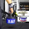 RAD Lever Weight Lifting Gym Belt for Men & Women, Size 38-42 IN, Thick 10MM & Width 4 Inch, Leather, Flag, Jet Black, Pink Camo, Brown, Blue, Camo Green view 3