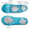 MSMAX Ballet Shoes for Toddler/Little Kid/Big Kid Blue Party Dress Shoes 13 M US Little Kid view 3