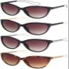 Edge I-Wear Women's Fashion Cat Eye Sunnies with Gradient Lens 32162-AP-3(M.BLK+M.SIL) view 3