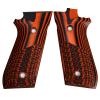 StonerCNC Half Checker G10 Grips Will Fit Taurus PT92 PT 92 with Decocker (Orange Black) view 1