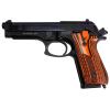 StonerCNC Half Checker G10 Grips Will Fit Taurus PT92 PT 92 with Decocker (Orange Black) view 2