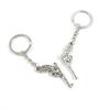 10 Pieces Fashion Jewelry Keyring Keychain Door Car Key Tag Ring Chain Supplier Supply Wholesale Bulk Lots Q1CW8 Exquisite Gun view 1