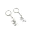 30 Pieces Fashion Jewelry Keyring Keychain Door Car Key Tag Ring Chain Supplier Supply Wholesale Bulk Lots O8SJ6 Christmas Socks view 1