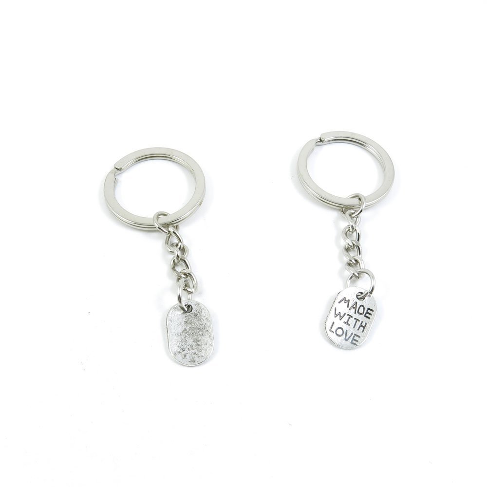4044 Charms 20 Pieces Fashion Jewelry Keyring Keychain Door Car Key Tag Ring Chain Supplier Supply Wholesale Bulk Lots N5QZ7 Handmade Signs
