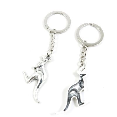 20 Pieces Fashion Jewelry Keyring Keychain Door Car Key Tag Ring Chain Supplier Supply Wholesale Bulk Lots S9YB4 Kangaroo