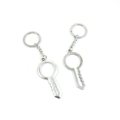 10 Pieces Fashion Jewelry Keyring Keychain Door Car Key Tag Ring Chain Supplier Supply Wholesale Bulk Lots M7WM1 Fake Skeleton Key