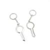 10 Pieces Fashion Jewelry Keyring Keychain Door Car Key Tag Ring Chain Supplier Supply Wholesale Bulk Lots M7WM1 Fake Skeleton Key view 1
