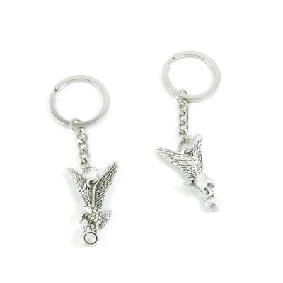 10 Pieces Fashion Jewelry Keyring Keychain Door Car Key Tag Ring Chain Supplier Supply Wholesale Bulk Lots W2NH5 Eagle