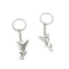 10 Pieces Fashion Jewelry Keyring Keychain Door Car Key Tag Ring Chain Supplier Supply Wholesale Bulk Lots W2NH5 Eagle view 1