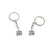 25 Pieces Fashion Jewelry Keyring Keychain Door Car Key Tag Ring Chain Supplier Supply Wholesale Bulk Lots P3CH6 Christmas Bells view 1