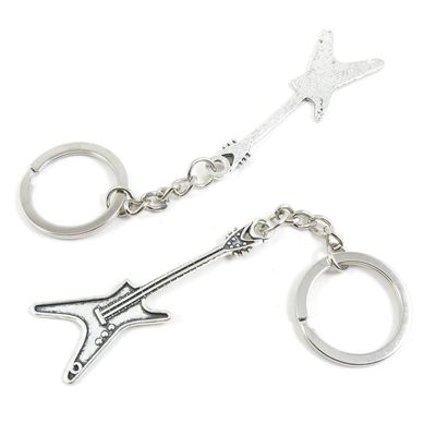 20 Pieces Fashion Jewelry Keyring Keychain Door Car Key Tag Ring Chain Supplier Supply Wholesale Bulk Lots P3CD1 Electric Guitar