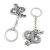 10 Pieces Fashion Jewelry Keyring Keychain Door Car Key Tag Ring Chain Supplier Supply Wholesale Bulk Lots P5DT4 Chinese Dragon view 1