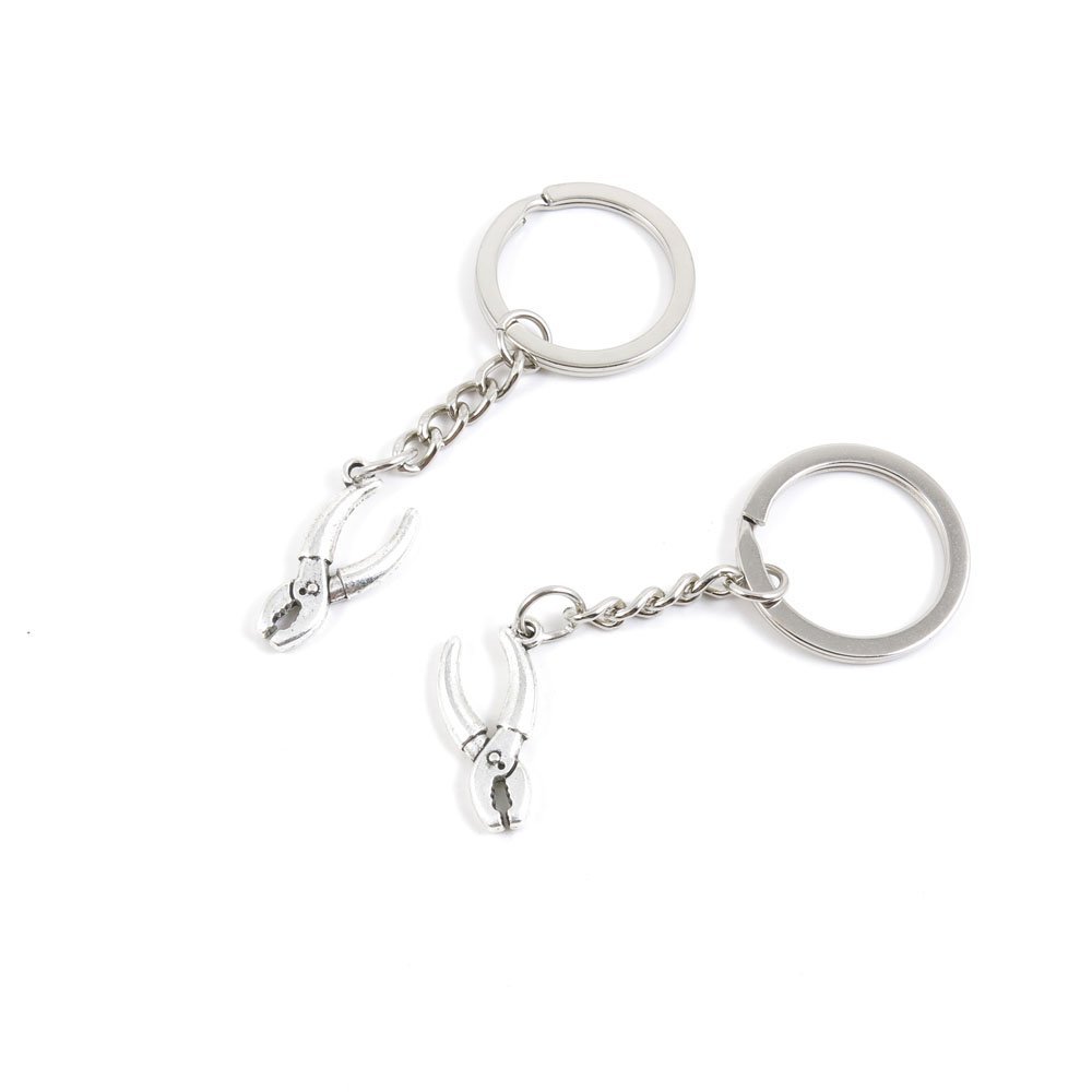 20 Pieces Fashion Jewelry Keyring Keychain Door Car Key Tag Ring Chain Supplier Supply Wholesale Bulk Lots U3UC8 Vise Plier