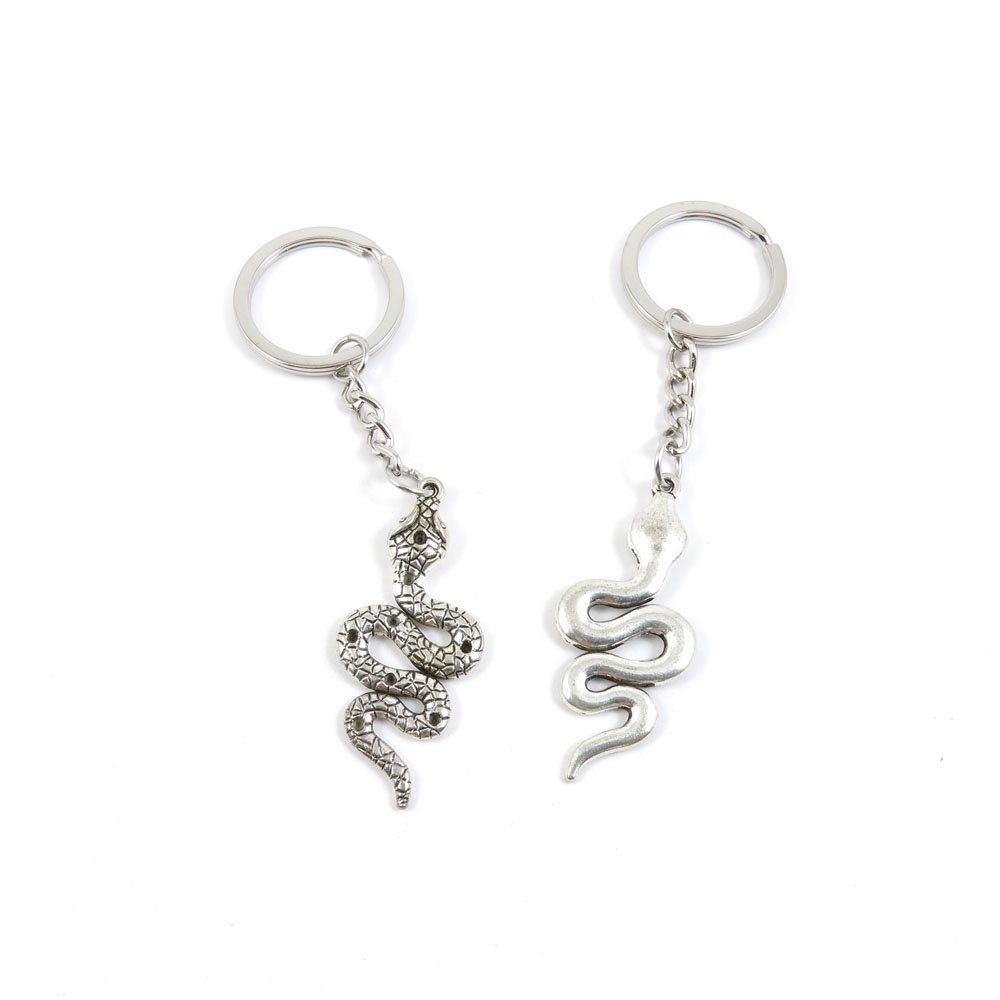 10 Pieces Fashion Jewelry Keyring Keychain Door Car Key Tag Ring Chain Supplier Supply Wholesale Bulk Lots I0KI3 Snake