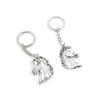 15 Pieces Fashion Jewelry Keyring Keychain Door Car Key Tag Ring Chain Supplier Supply Wholesale Bulk Lots Y4DV1 Horse Head view 1