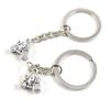 40 Pieces Fashion Jewelry Keyring Keychain Door Car Key Tag Ring Chain Supplier Supply Wholesale Bulk Lots R7WT4 Pumpkin Cart Carriage view 1