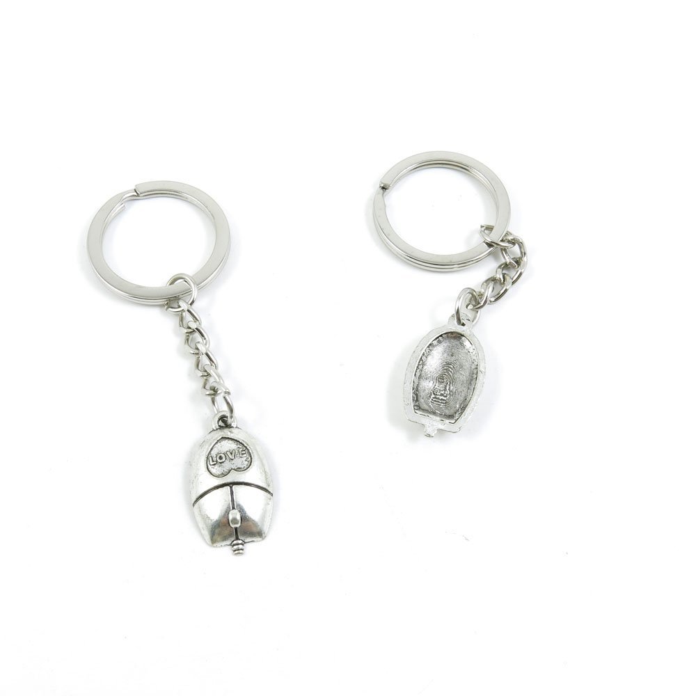 20 Pieces Fashion Jewelry Keyring Keychain Door Car Key Tag Ring Chain Supplier Supply Wholesale Bulk Lots N0YZ4 Love Mouse