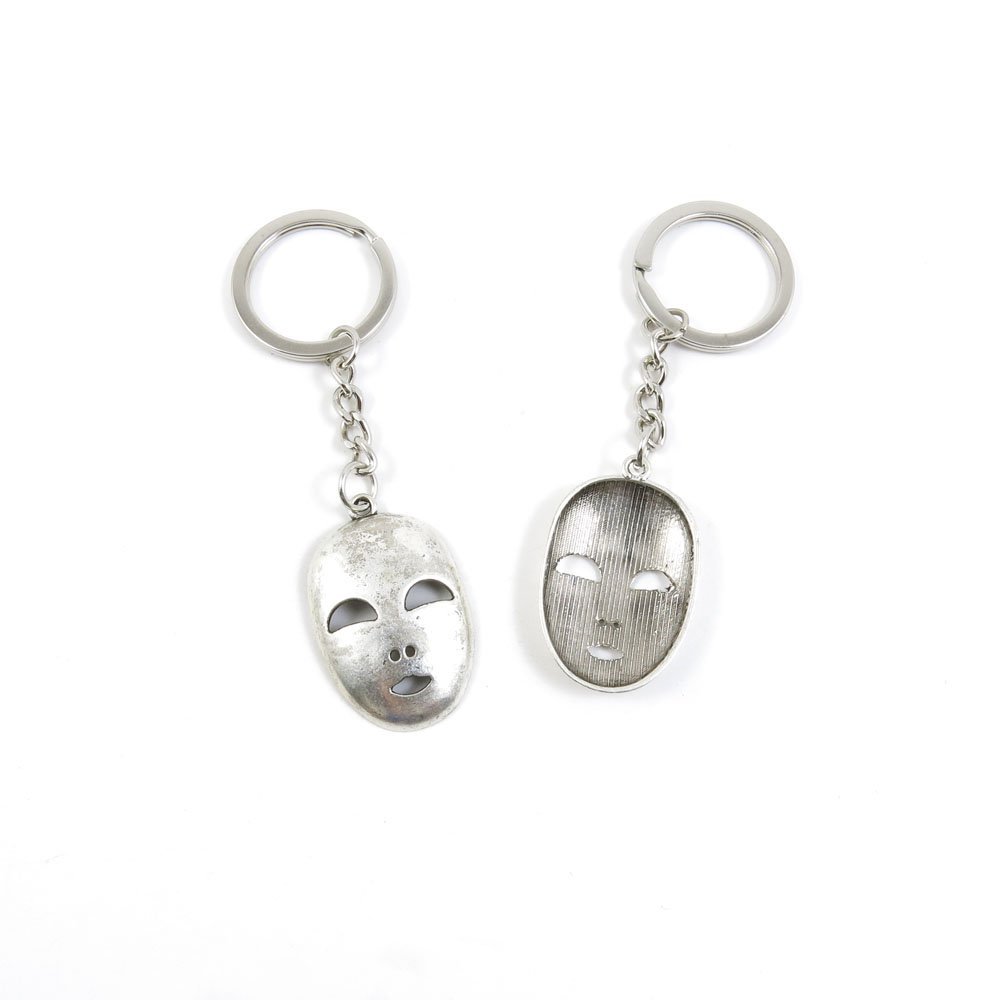 15 Pieces Fashion Jewelry Keyring Keychain Door Car Key Tag Ring Chain Supplier Supply Wholesale Bulk Lots Y1DN5 Mask