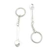 4044 Charms 20 Pieces Fashion Jewelry Keyring Keychain Door Car Key Tag Ring Chain J8IJ3 Tablespoon Spoon view 1