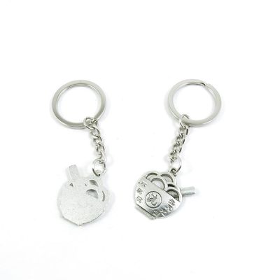 10 Pieces Fashion Jewelry Keyring Keychain Door Car Key Tag Ring Chain Supplier Supply Wholesale Bulk Lots K7QQ8 Rice Bowl Only Wash Not Eat