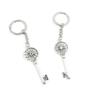 15 Pieces Fashion Jewelry Keyring Keychain Door Car Key Tag Ring Chain Supplier Supply Wholesale Bulk Lots L4BF6 Flower Skeleton Key view 1