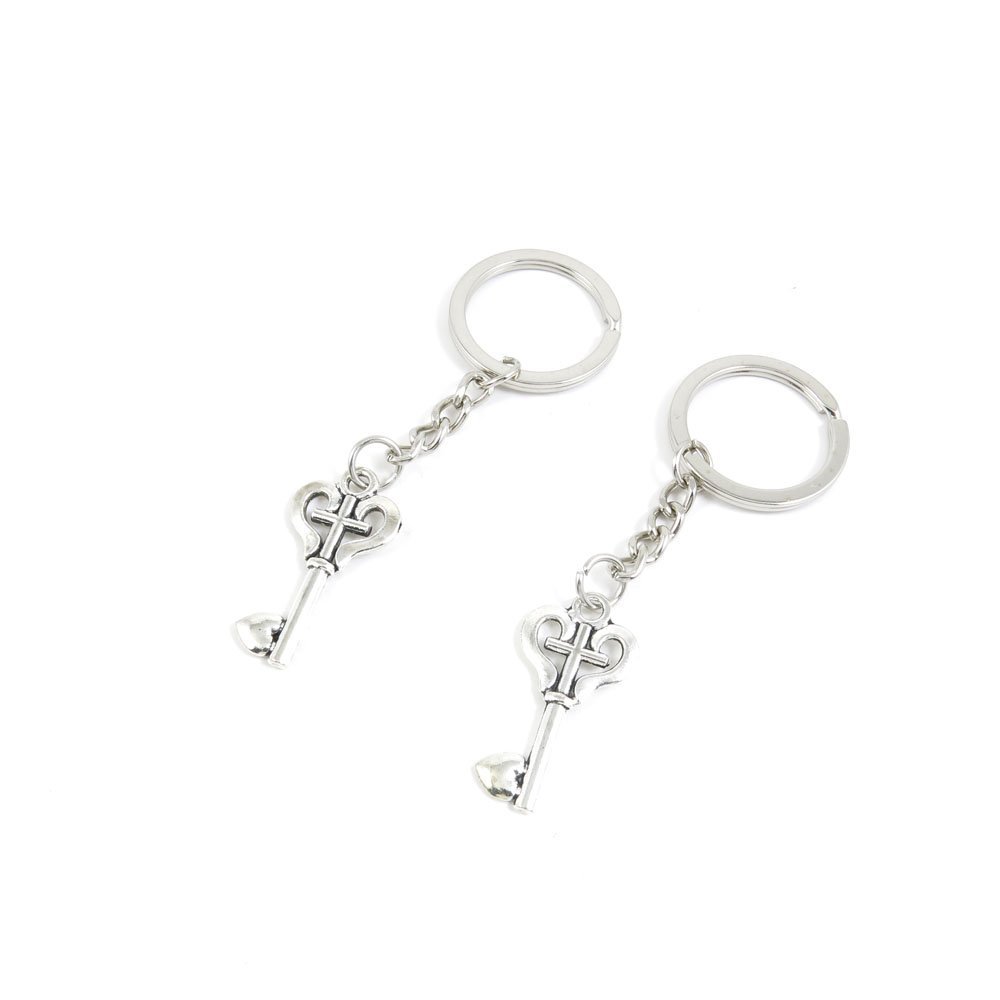 20 Pieces Fashion Jewelry Keyring Keychain Door Car Key Tag Ring Chain Supplier Supply Wholesale Bulk Lots K3PT8 Key of Love