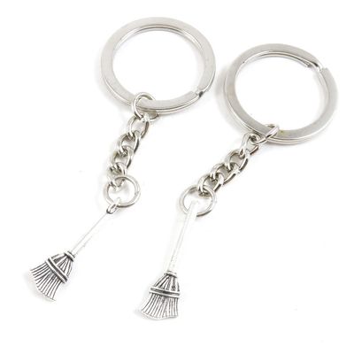 30 Pieces Fashion Jewelry Keyring Keychain Door Car Key Tag Ring Chain Supplier Supply Wholesale Bulk Lots I2XU7 Broom