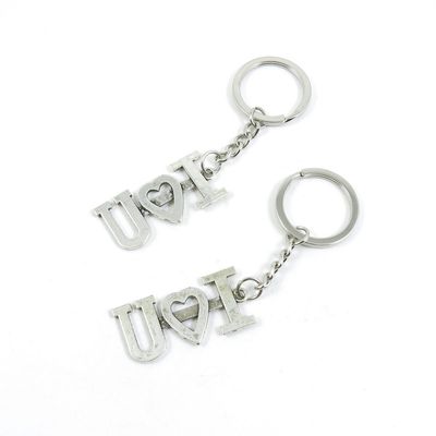10 Pieces Fashion Jewelry Keyring Keychain Door Car Key Tag Ring Chain Supplier Supply Wholesale Bulk Lots Z1DQ0 Inspire Tags Signs