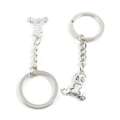 10 Pieces Fashion Jewelry Keyring Keychain Door Car Key Tag Ring Chain Supplier Supply Wholesale Bulk Lots I6XR0 Panda