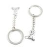 10 Pieces Fashion Jewelry Keyring Keychain Door Car Key Tag Ring Chain Supplier Supply Wholesale Bulk Lots I6XR0 Panda view 1