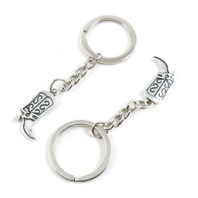 50 Pieces Fashion Jewelry Keyring Keychain Door Car Key Tag Ring Chain Supplier Supply Wholesale Bulk Lots M7DX3 Womens Boot