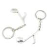 20 Pieces Fashion Jewelry Keyring Keychain Door Car Key Tag Ring Chain Supplier Supply Wholesale Bulk Lots F5WY3 Music Musical Note view 1