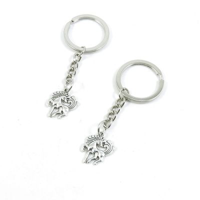 40 Pieces Fashion Jewelry Keyring Keychain Door Car Key Tag Ring Chain Supplier Supply Wholesale Bulk Lots Q7QU7 Pegasus Horse