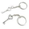 20 Pieces Fashion Jewelry Keyring Keychain Door Car Key Tag Ring Chain Supplier Supply Wholesale Bulk Lots D2VD3 Love Heart Key view 1