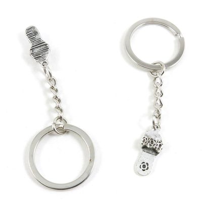 30 Pieces Fashion Jewelry Keyring Keychain Door Car Key Tag Ring Chain Supplier Supply Wholesale Bulk Lots P2NX6 Slippers