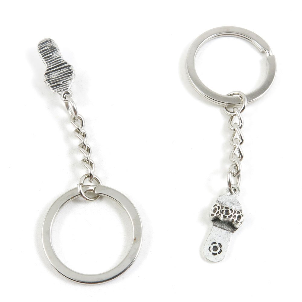 30 Pieces Fashion Jewelry Keyring Keychain Door Car Key Tag Ring Chain Supplier Supply Wholesale Bulk Lots P2NX6 Slippers