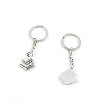 10 Pieces Fashion Jewelry Keyring Keychain Door Car Key Tag Ring Chain Supplier Supply Wholesale Bulk Lots U4SU4 Books